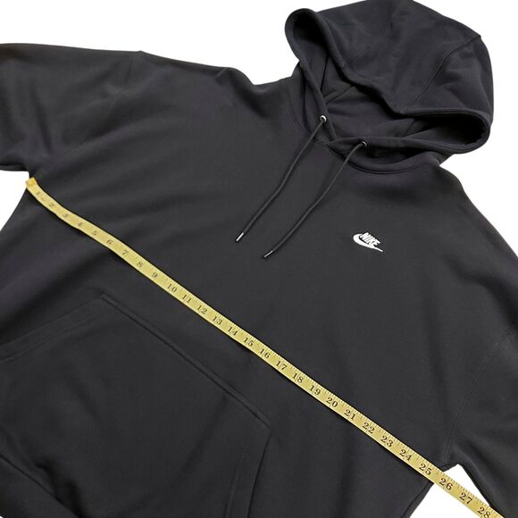 Nike Hoodie Mens Small Black Oversized Fit Cotton Training Performance Athletic - Picture 11 of 13
